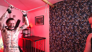 Whipping Discipline for the Suspended Slave by Mistress Inanna