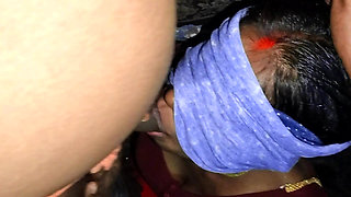 Stepmother called her stepson at night and gave him a blowjob, rough desi sex.