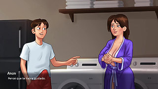 Hot Mom Knew That With That Dress She Could Make The Night Quite Romantic And Passionate - Summertime Saga