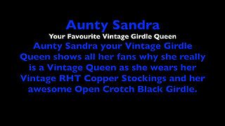 Aunty Sandra in Classic Vintage Lingerie. Vgq 70