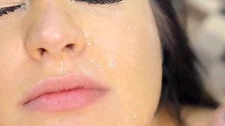 Busty Babe Getting Destroyed in Her First Ever Gangbang