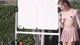 Reciting the National Anthem in a Wacky Wild Strip Game Show