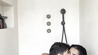 My Busty Girlfriend Yasmina Khan Gets Hot in the Shower and Gets All My Milk Out of Me