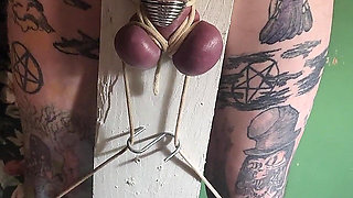 Goode Girl Unholy Crucifix Ballbusting Pt3