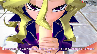 Mai Valentine blowjob - Yu Gi Oh
