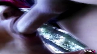 Renata Davila - Blonde Horny Tranny Fucked Anally Outdoors By Strangers