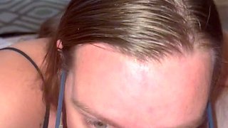 Czech amateur blowjob and fucking POV in public