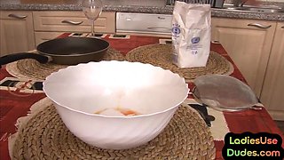 Kitchen femdoms pegging guy in amateur sex 3some sex with starp