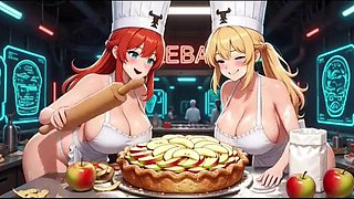 Noirs Funny AI Kitchen Cartoon