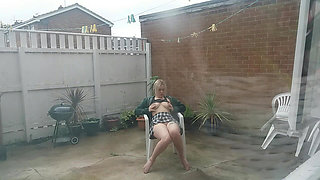 Ripley Strips off and Cums Outdoors