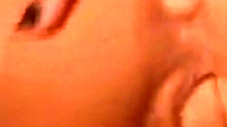 Skinny Brunette Gives Her First Gloryhole