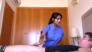 Yasmina Khan Nurse Gets Her Asshole Creampied By Her