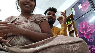 Stepbrother - Stepsister Romance in Hindi Audio - Romantic Boobs Show Video - Desi Village Bhabhi Beautiful Boobs and Beautiful