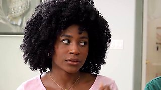 Threesome with two super-sexy black girls who need dick