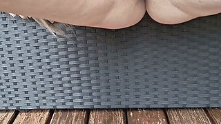 Horny mature aussie nanny displaying her big meaty fanny