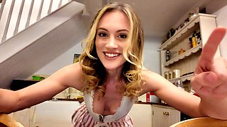 A day in the life of OnlyFans model Jamie Jones in sexy lingerie and teasing strip shows