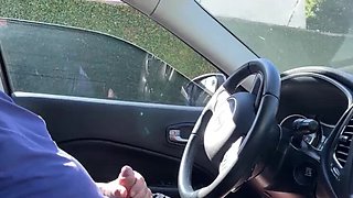 Hot MILF Gets Caught Masturbating in Public and Cums Hard