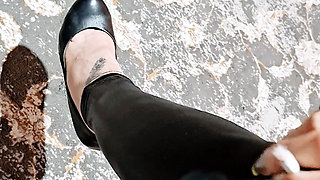 Smoke & Ash Slave Training Trampled Under High Heels