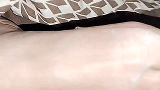 Secret Sperm on the Feet of a Stepsister. a Little Sperm at the Beginning of the Video and a Lot at the End!