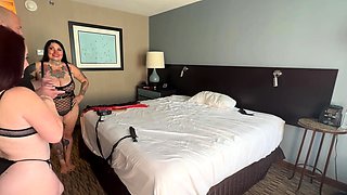 Busty Brunette Handjob