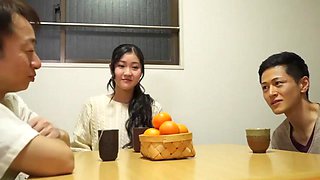 Hina ends the day with a fuck after dinner: Blowjob, Doggy  Cowgirl Porn