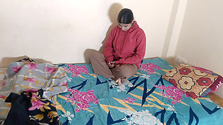 Hot Big Boobs Desi Indian Wife Seducing Husband with Sex