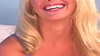 Amazing Blonde Strips Nude in First Ever Video