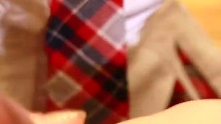 Virgin College Girl Lets Her Teacher Fill Her Mouth with Cum