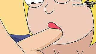 American Stepdad Francine Smith Blowjob