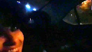 Masturbating in the Uber - Cum in a Public Car