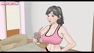 Stepbrother Ethan's banana smoothie