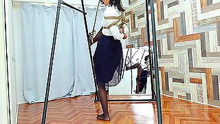 Masochist Woman Tied Up Application