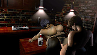Plump Black BBW MILF Wants the Plumber's Pipe