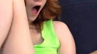 Scarlet Skies Rubs Her Pussy While Watching Kyler Quinn Takes A Huge Cock In Her Pussy S22:E1: Porn