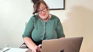 BBW Teacher JOI Punishment: Cum Countdown For Snooping Student