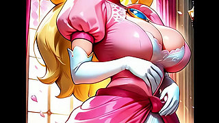 (AI Generated) Compilation Of Peach, Rosalina, Boo, Bowsette, Pauline And Daisy