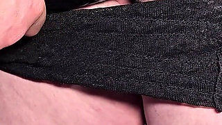 Rubbing Clitoris with a Fat Black Penis - Brings Her to an Explosive Orgasm
