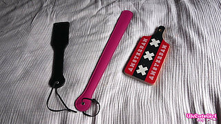 Missing Your Lap - Self Spanking Satin Treat While You're Away