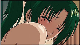 Hentai Anime - Girl Masturbates And Swallows Neighbors Cock With Her Hairy Pussy