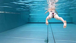 Swam a Bit in the Pool and Played with the Action Cam Underwater