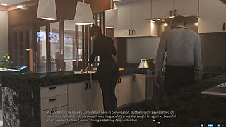 Being a Wife (v1.220p) - P9 - the Cheating Wife Cuckolds Her Husband While on a Phone Call and Gets Caught by Her Stepson