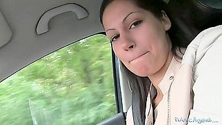 Amateurs Lady Nailed In The Car