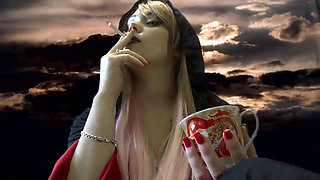Evil Giantess vampire will do a little bit more holes in your tiny body