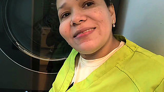I Hired a MILF Maid and She's Very Naughty, I Love Seeing That Ass, I Couldn't and I End up Fucking Her