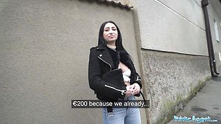 Public Agent featuring Didi Zerati's big tits dirt