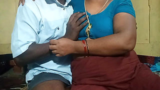 Tamil Village Beauty Aunty Romance with Young Man