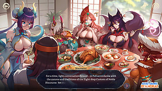 EP9: Tea Ceremony with the Chosen 5 - A Royal Gathering in the Imperial Harem - Harem Fantasy