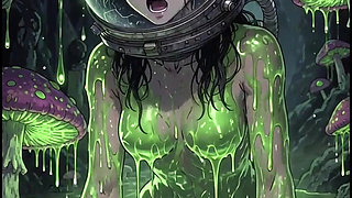 An astronaut got lost on an alien planet