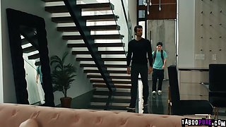 Stepdad Cucks stepSon with GF