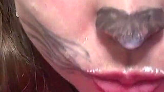 Sexy Kitten Swallows Gummy Bears!!